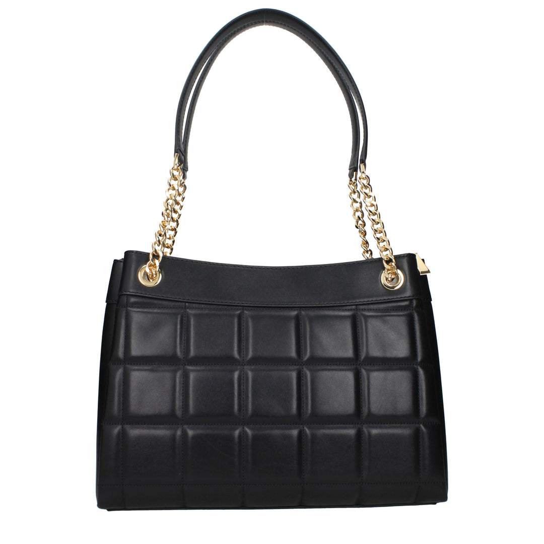 Michael Kors Black Leather Shoulder Bag