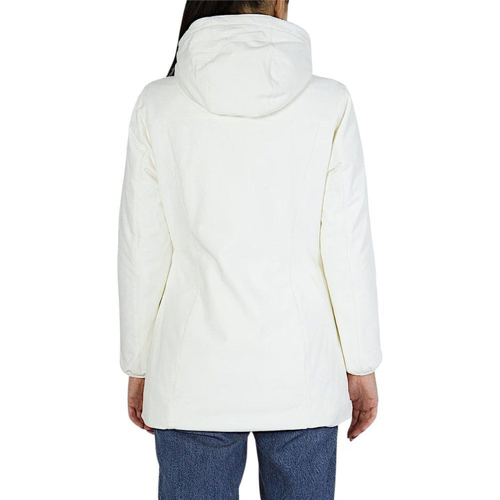 Yes Zee White Polyamide Coat