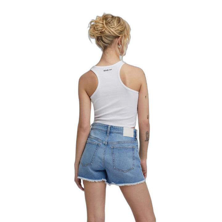 Gas Blue Denim Shorts