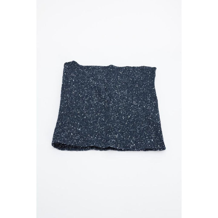 Gas Blue Marabou Scarf