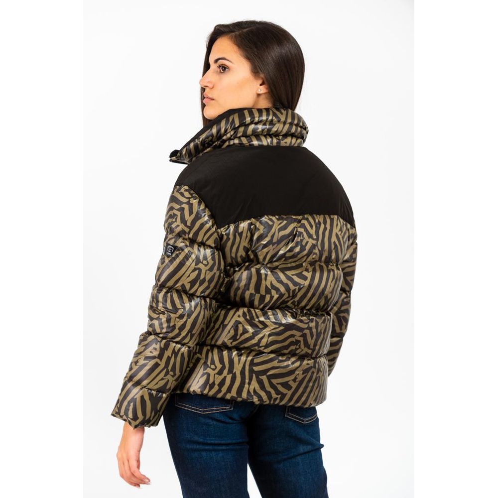 Gas Green Polyamide Parka