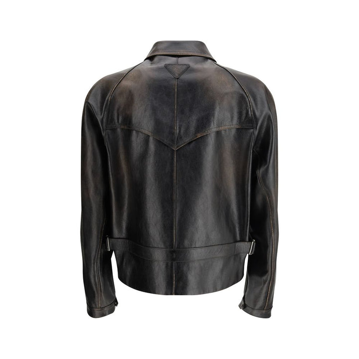 Prada Black Leather Jacket