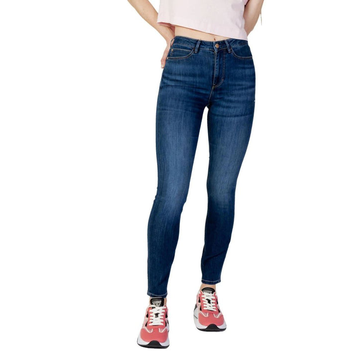 Guess Blue Cotton Skinny Jeans