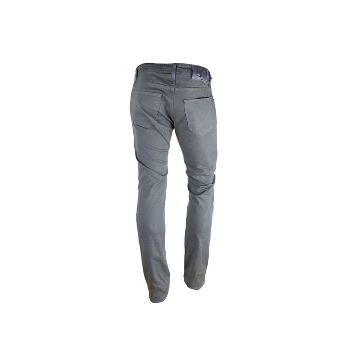 Jacob Cohen Gray Cotton Slim Fit Jeans