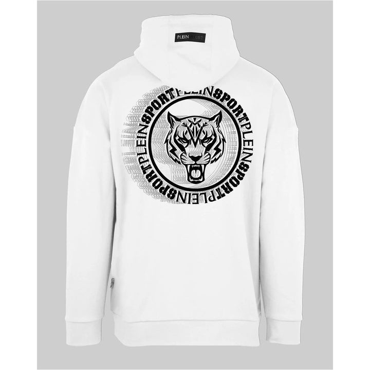 Plein Sport White Cotton Sweatshirt
