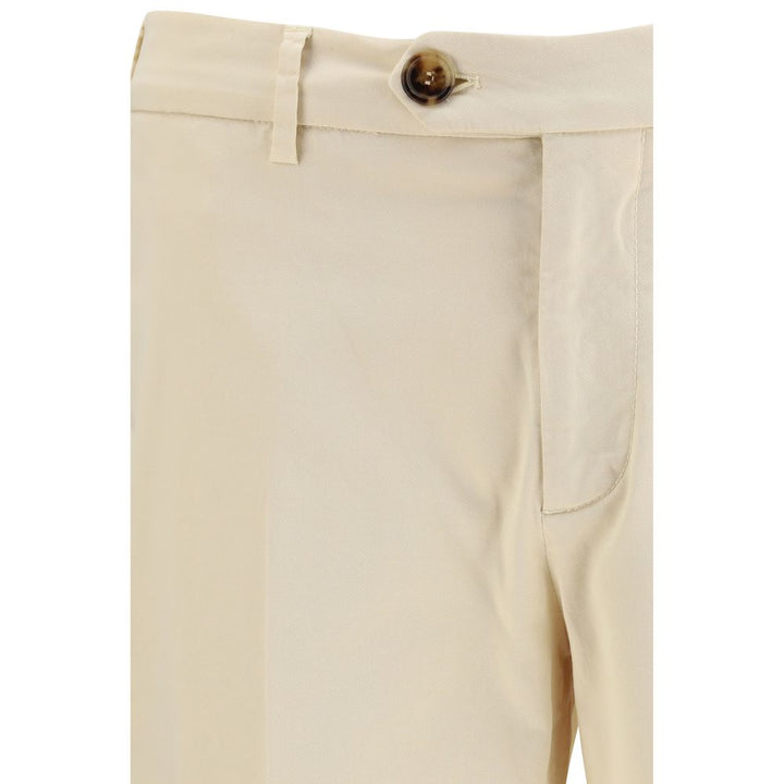 Brunello Cucinelli Cream Cotton Pants