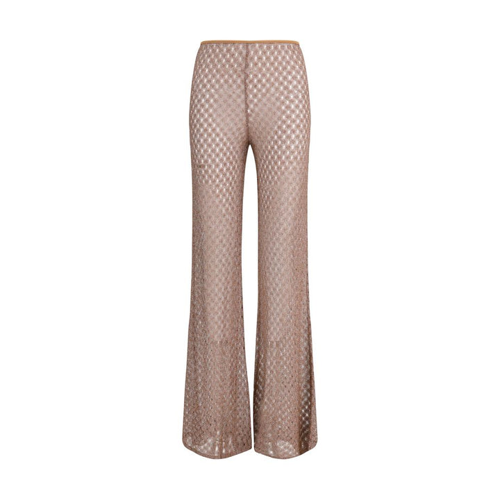 Missoni Brown Viscose Flared Pants
