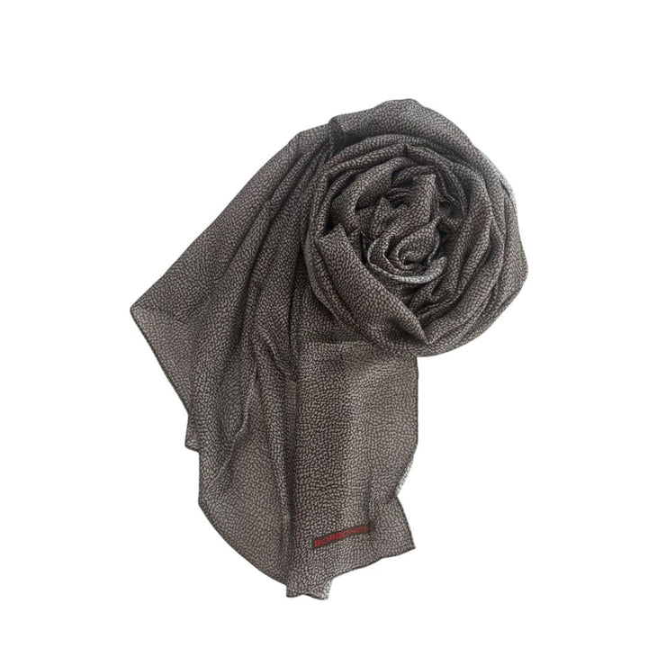 Borbonese Grey Modal Women Scarf