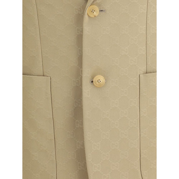 Gucci Beige Cotton Blazer