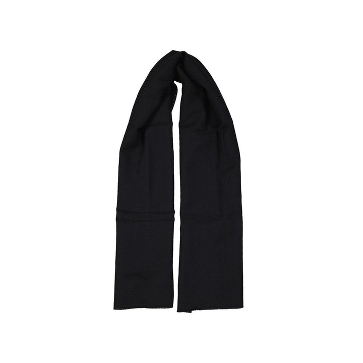 Givenchy Black Virgin Wool Scarf