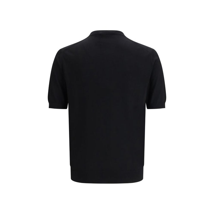 Prada Black Fleece Wool T-Shirt