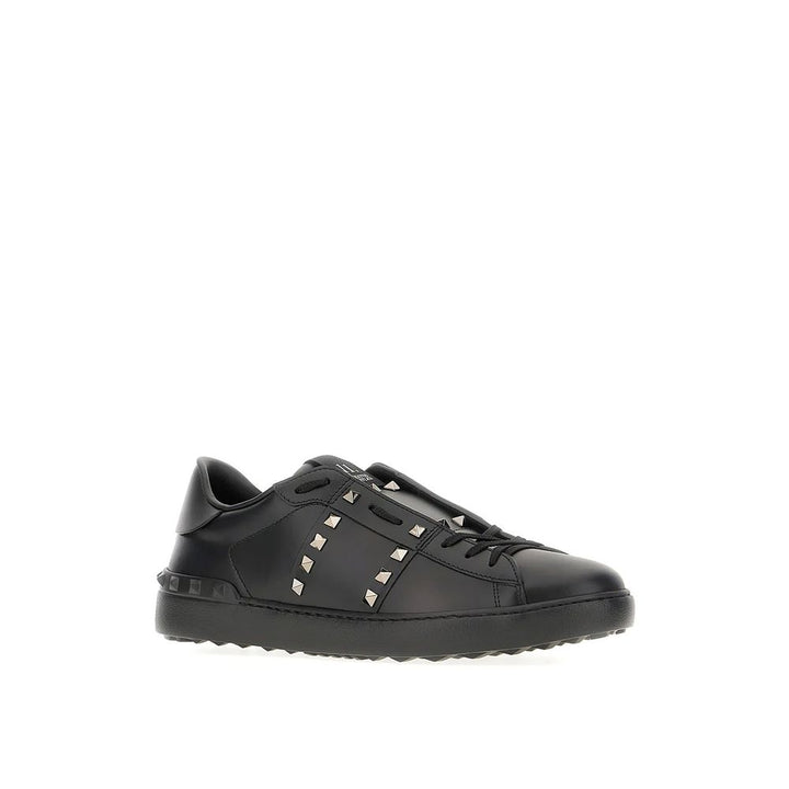 Valentino Garavani Black Leather Sneakers