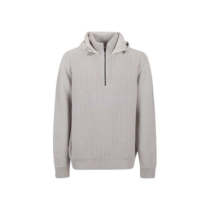 Herno Gray Wool Sweatshirt