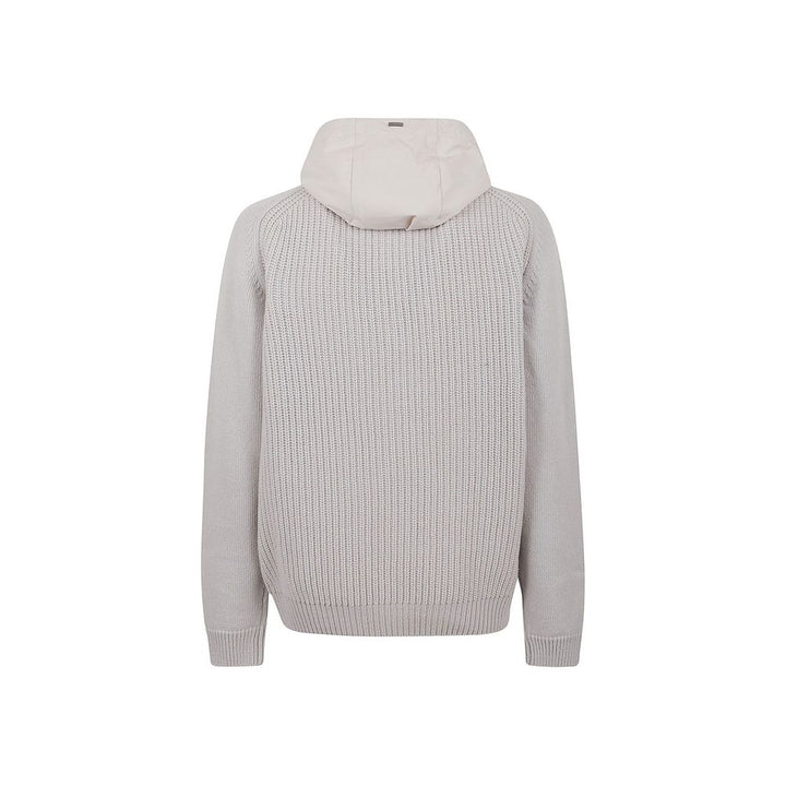 Herno Gray Wool Sweatshirt
