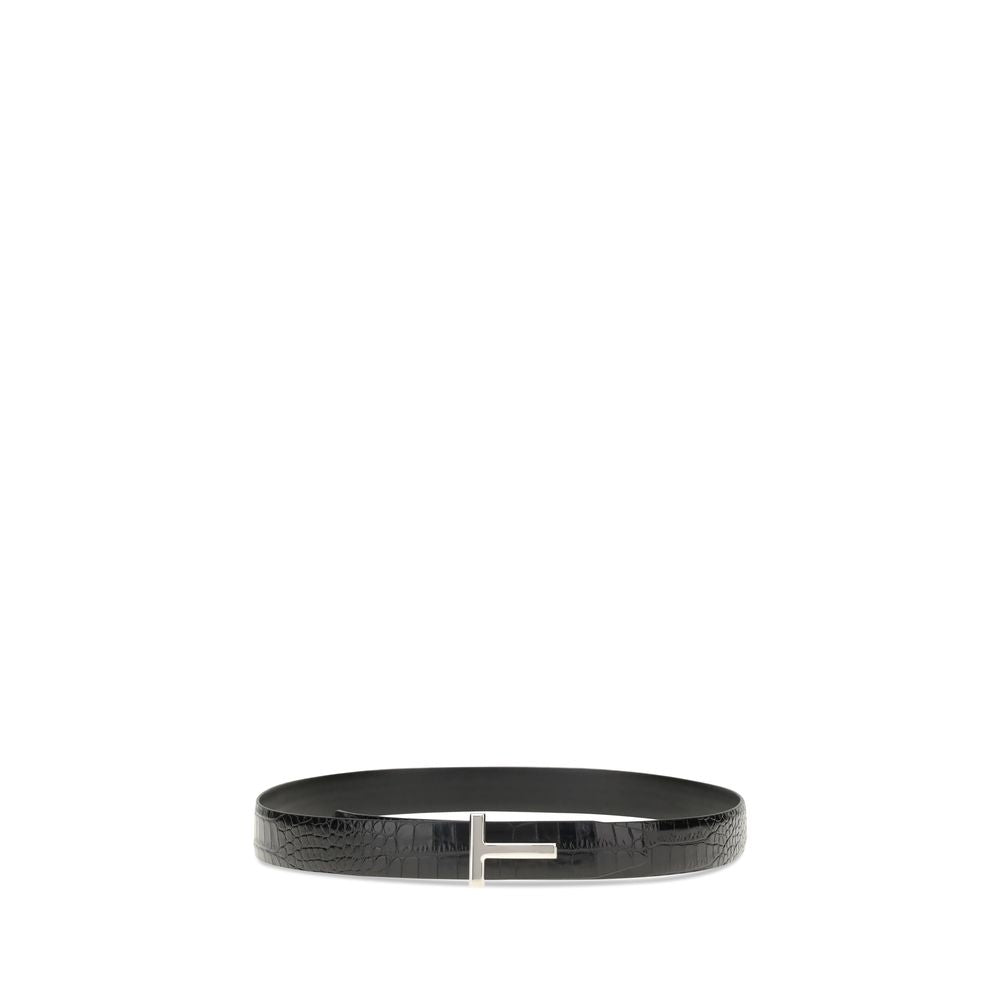 Tom Ford Black Leather Belt