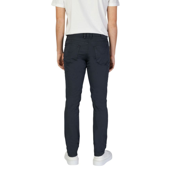 Jeckerson Blue Cotton Skinny Pants