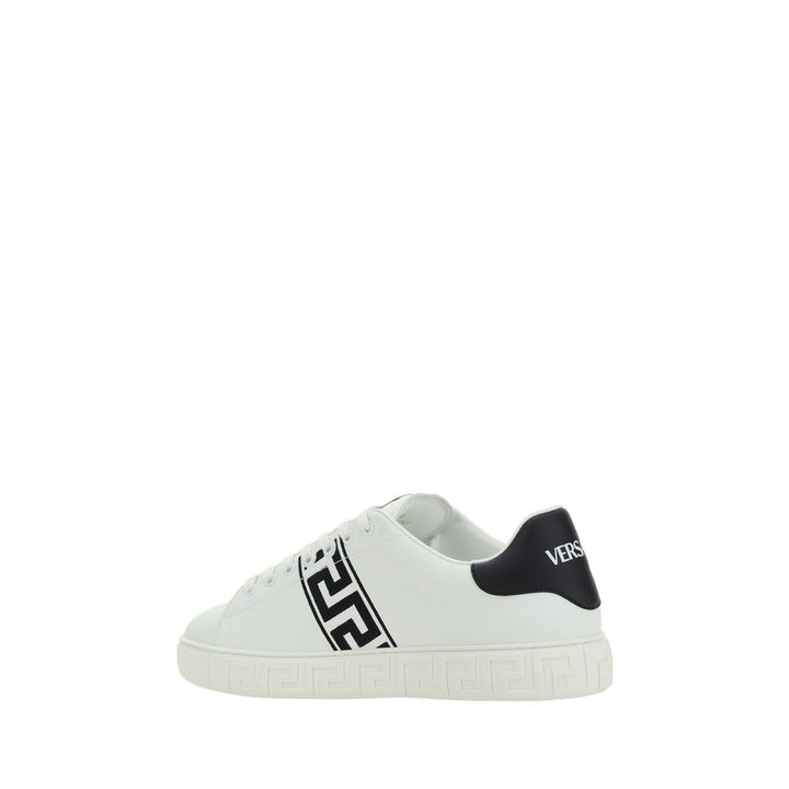 Versace White Rubber Low Top Sneakers