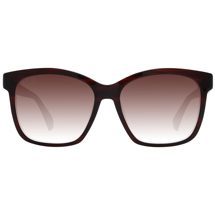 Max Mara Burgundy Plastic Sunglasses