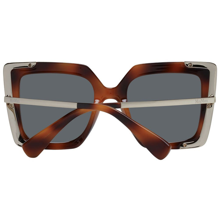 Max Mara Brown Plastic Sunglasses