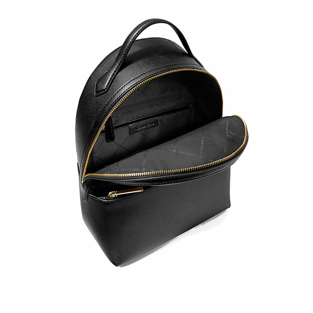 Michael Kors Black Leather Backpack