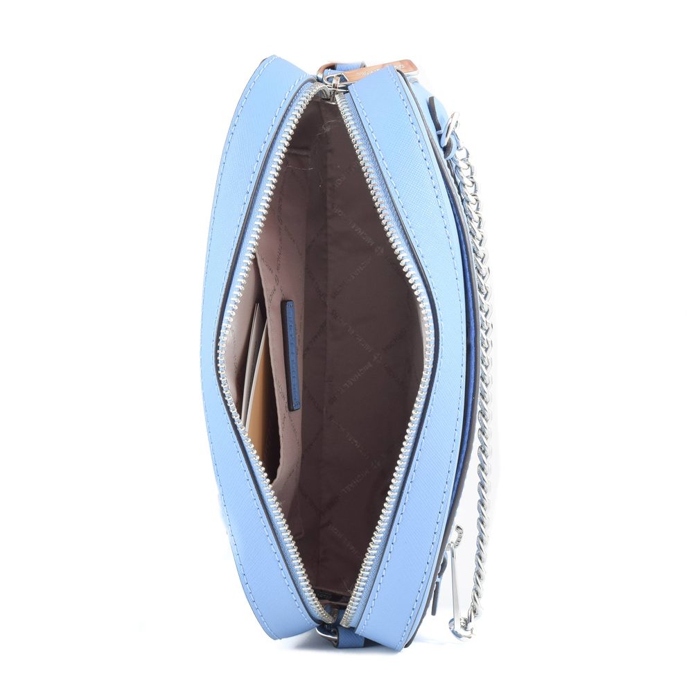 Michael Kors Blue Canvas Crossbody Bag