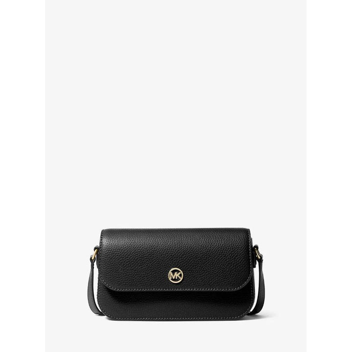 Michael Kors Black Leather Crossbody Bag