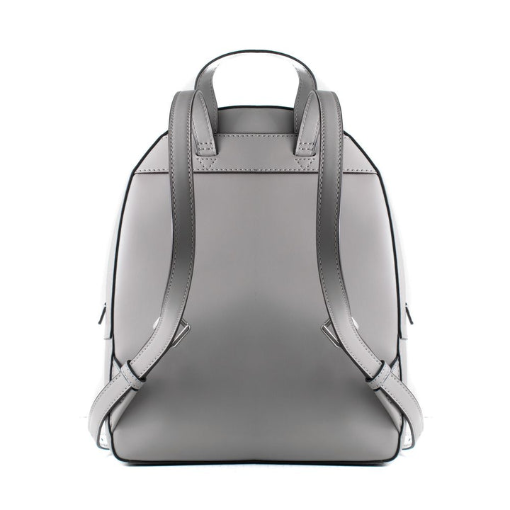 Michael Kors Gray Leather Backpack