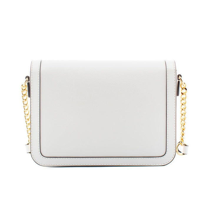 Michael Kors White Canvas Shoulder Bag