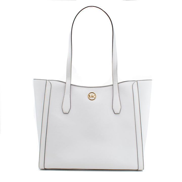Michael Kors White Canvas Tote Bag