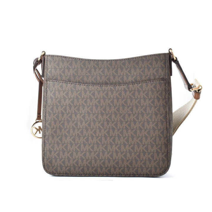 Michael Kors Brown Canvas Crossbody Bag