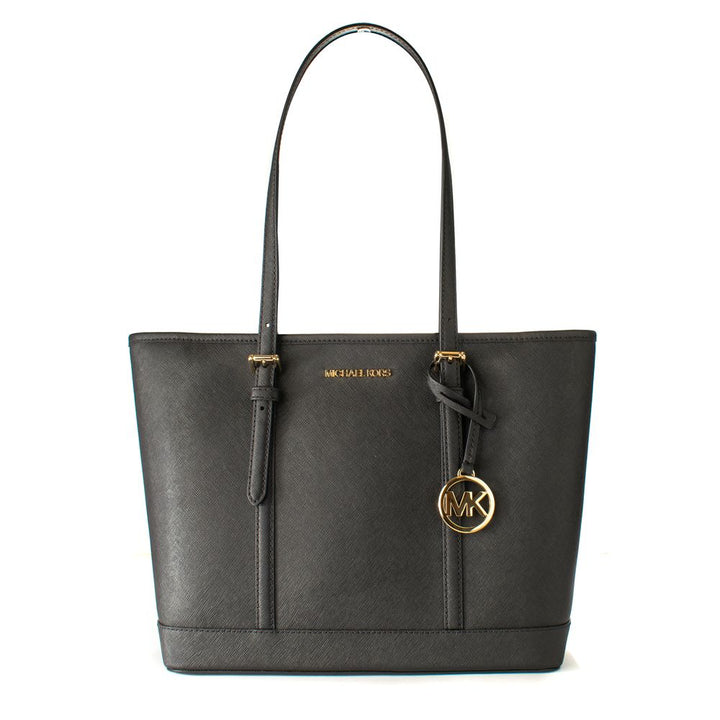 Michael Kors Black Canvas Tote Bag