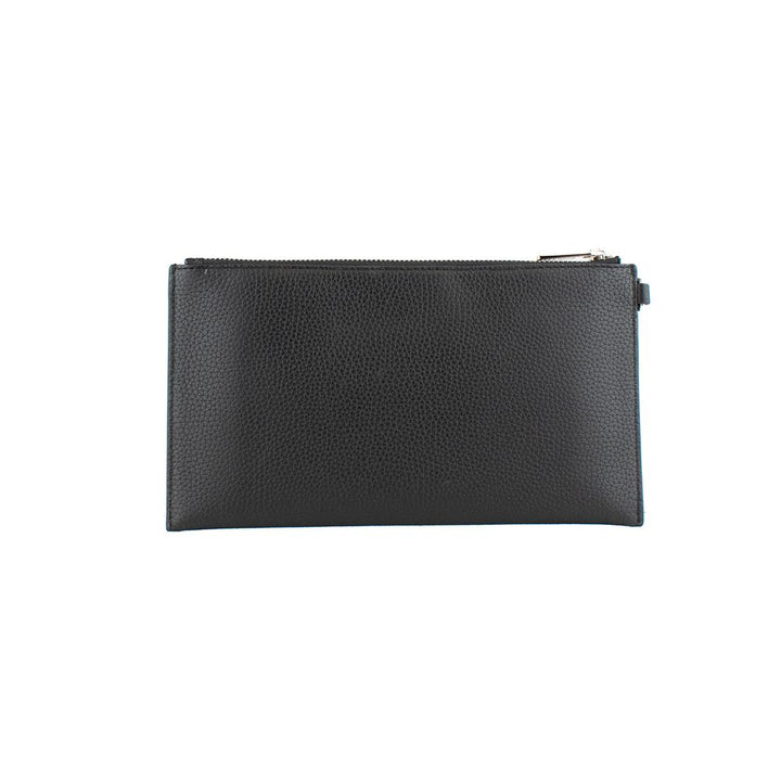 Michael Kors Black Leather Clutch Bag