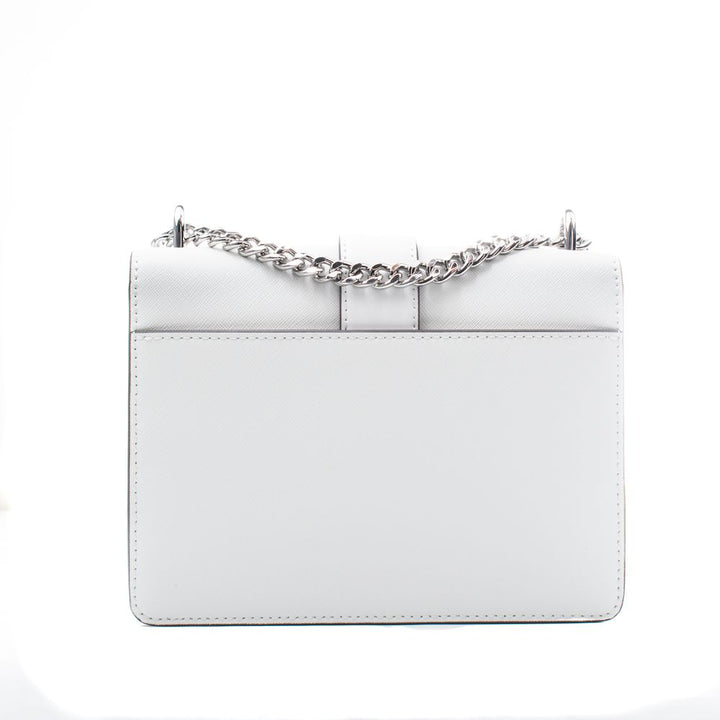 Michael Kors White Leather Shoulder Bag
