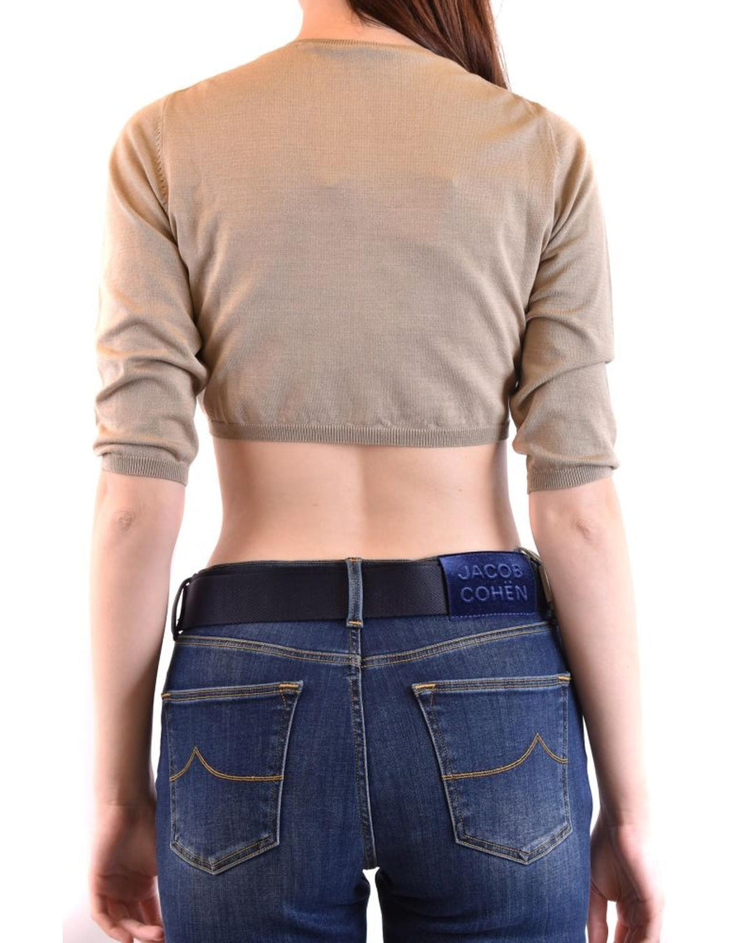 Parosh Brown Cotton Cardigan