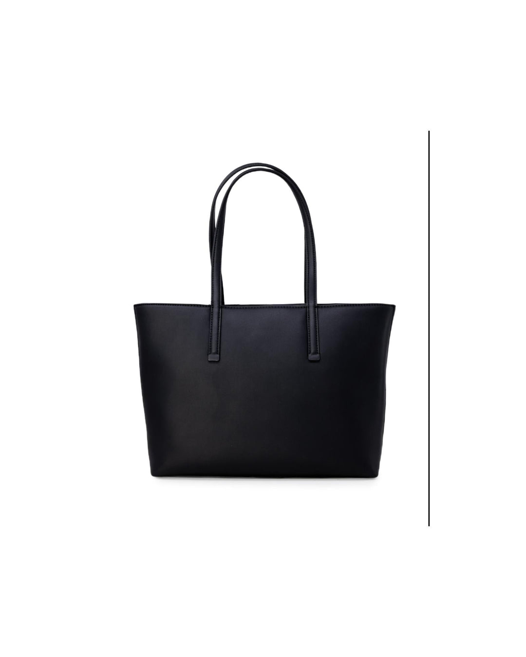 Calvin Klein Black Leather Tote Bag