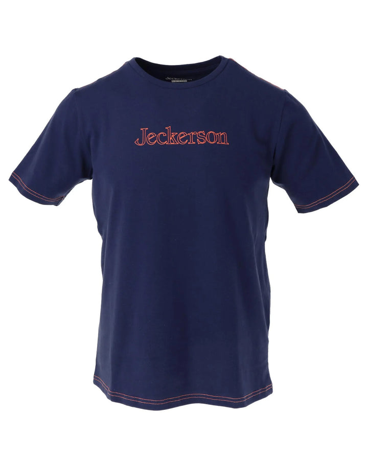 Jeckerson Blue Cotton T-Shirt
