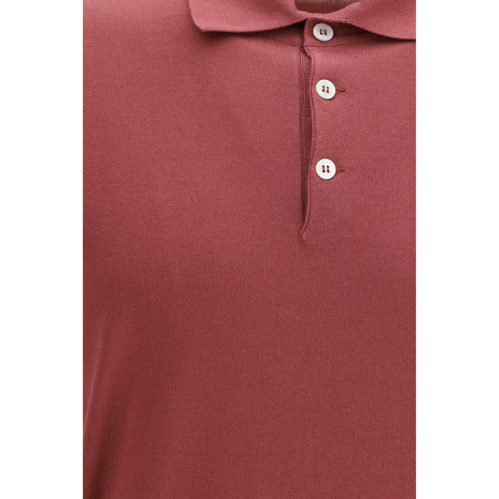 Brunello Cucinelli Multicolor Cotton Polo Shirt