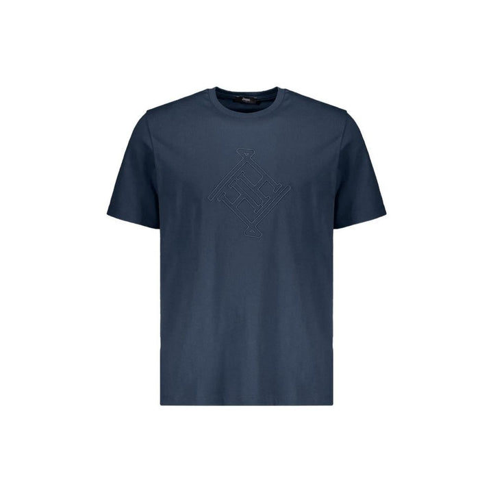 Herno Blue Cotton T-Shirt