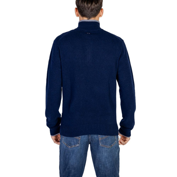 Napapijri Blue Wool Sweatshirt