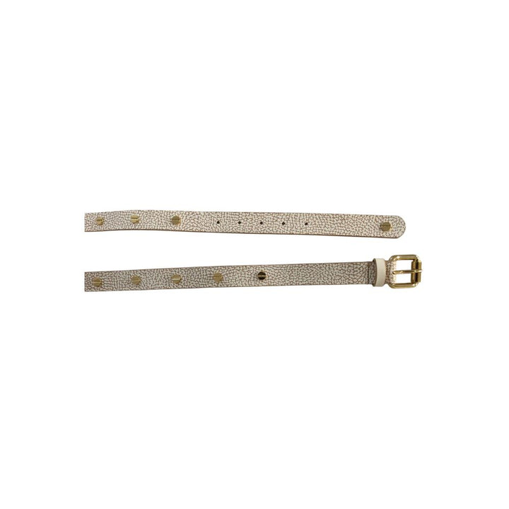 Borbonese Beige Polyvinyl Women's Belt