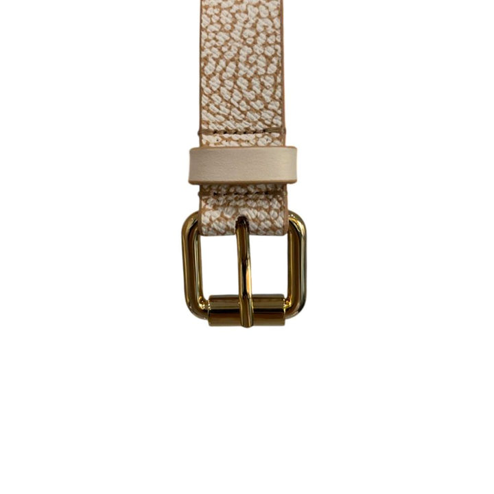 Borbonese Beige Polyvinyl Women's Belt