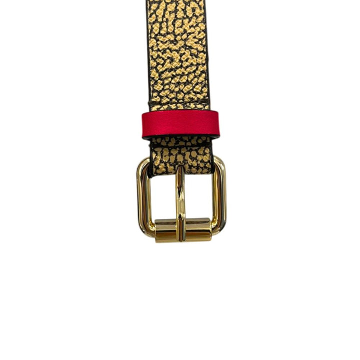 Borbonese Beige Polyvinyl Women Belt
