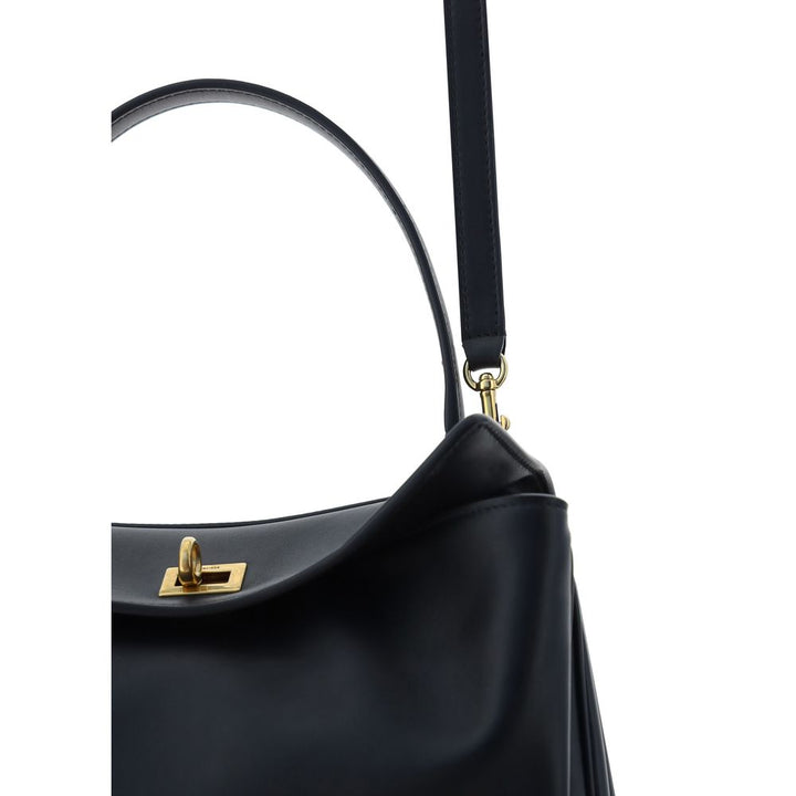 Balenciaga Black Calf Leather Bos Taurus Shoulder Bag