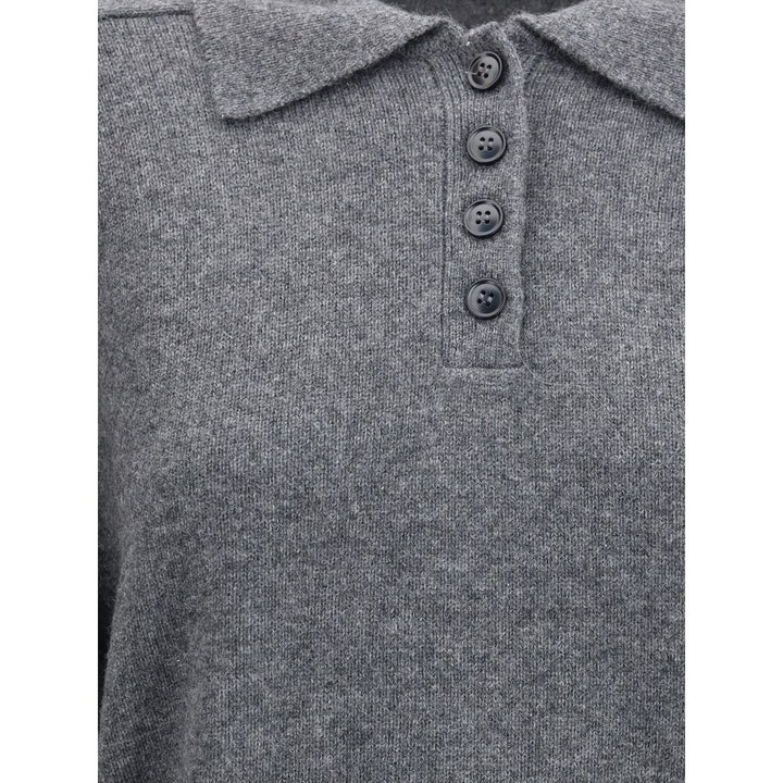 Loulou De Saison Gray Cashmere Cashmere Sweater