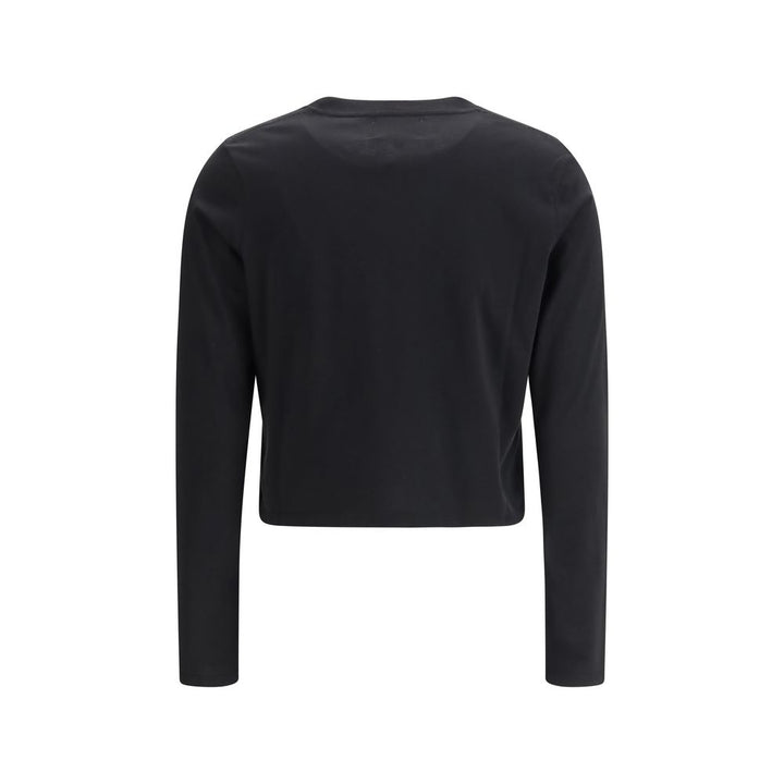 Loulou De Saison Black Cotton Long Sleeve T-Shirt