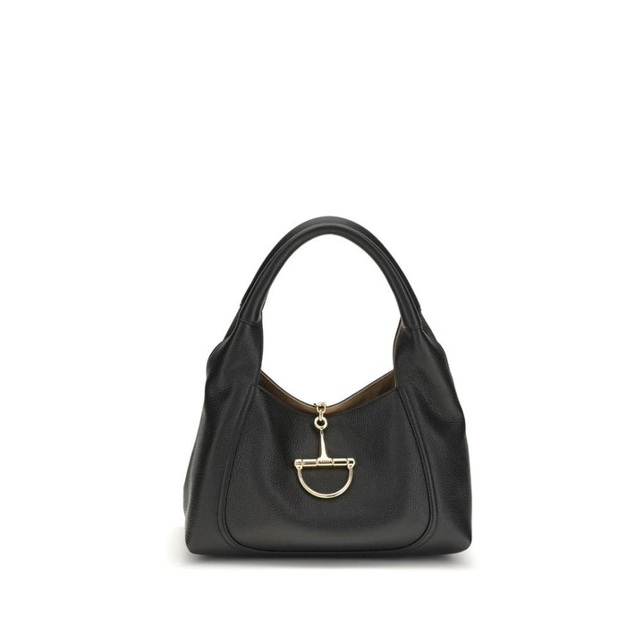 Gucci Black Calf Leather Bos Taurus Handbag