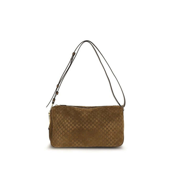 Gucci Brown Calf Leather Bos Taurus Handbag