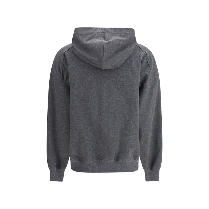 Brunello Cucinelli Gray Cotton Sweatshirt