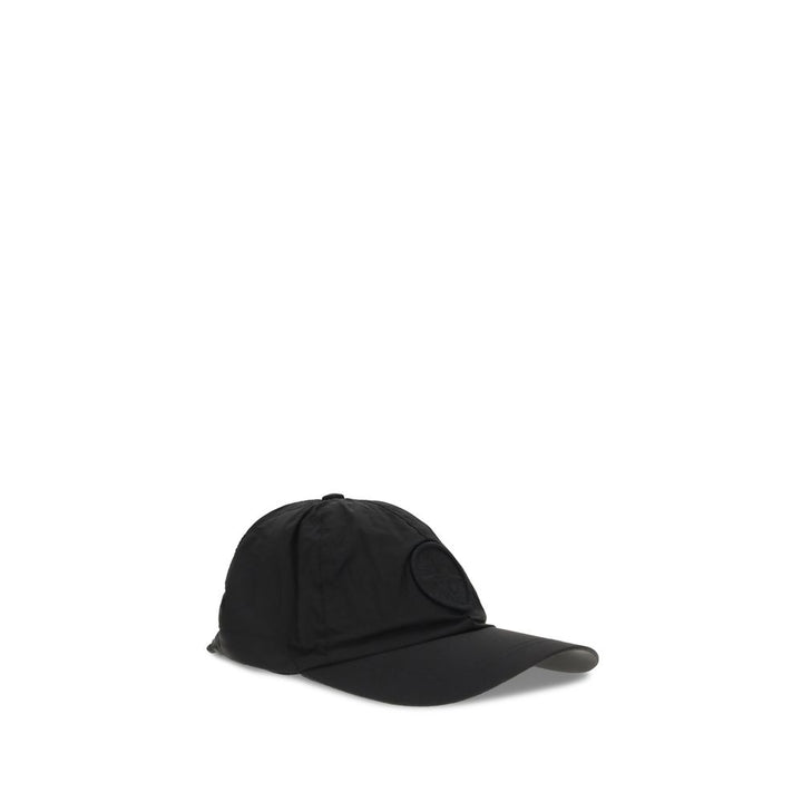 Stone Island Black Nylon Cap (Baseball Hat)