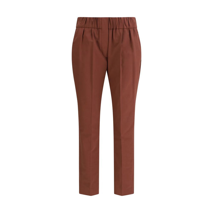 Brunello Cucinelli Multicolor Cotton Casual Pants